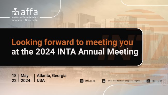 Looking forward to meeting you at the 2024 INTA Annual Meeting - AFFA IPR