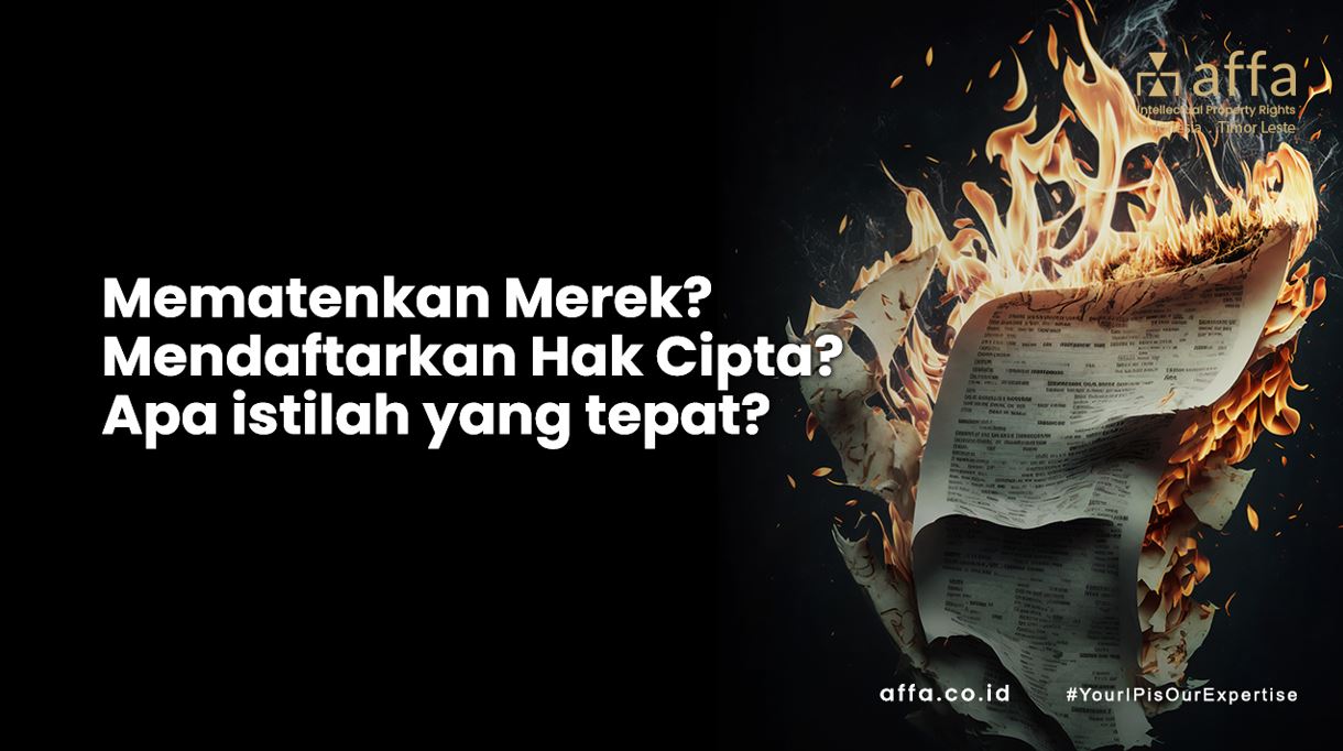 Mematenkan Merek? Mendaftarkan Hak Cipta? Apa Istilah Yang Tepat ...