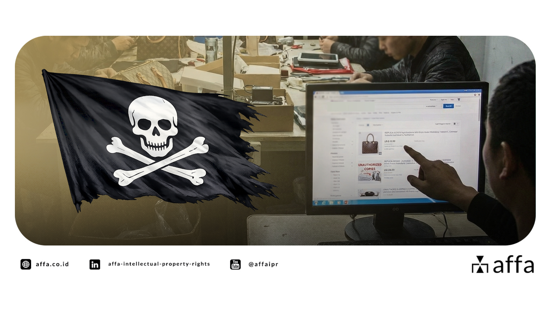 Merek & Karya Anda Dibajak di Marketplace & Website? Sekarang Anda Bisa Minta Takedown Listing & Website-nya! - AFFA IPR